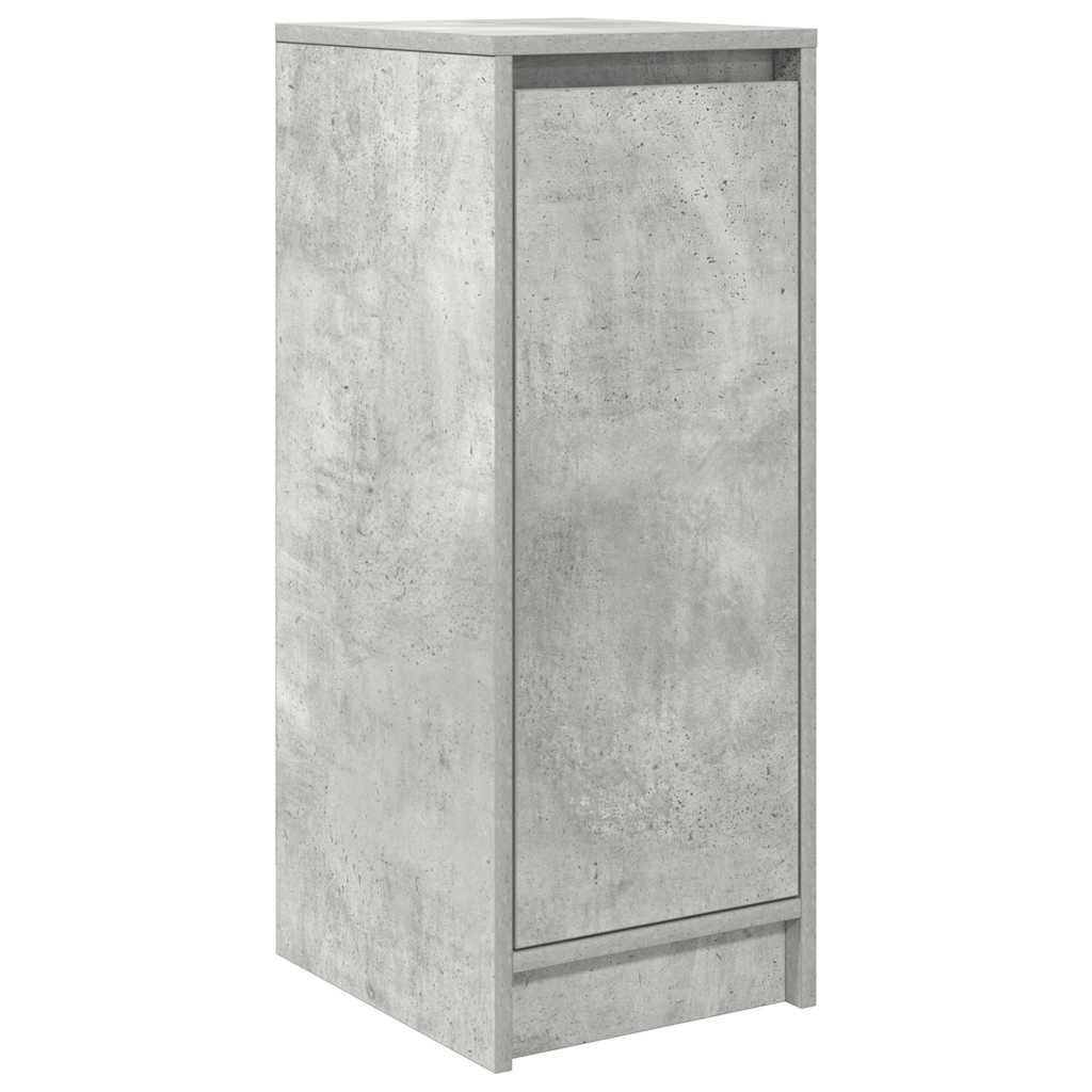 Scarpiera Grigio Cemento 29,5x34x76 cm in Legno Multistrato - homemem39
