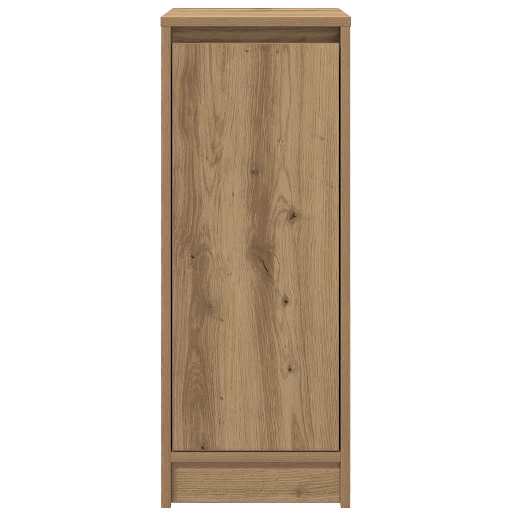 Scarpiera Rovere Artigianale 29,5x34x76 cm in Legno Multistrato