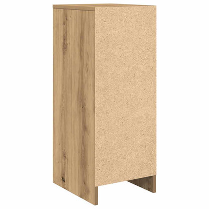 Scarpiera Rovere Artigianale 29,5x34x76 cm in Legno Multistrato