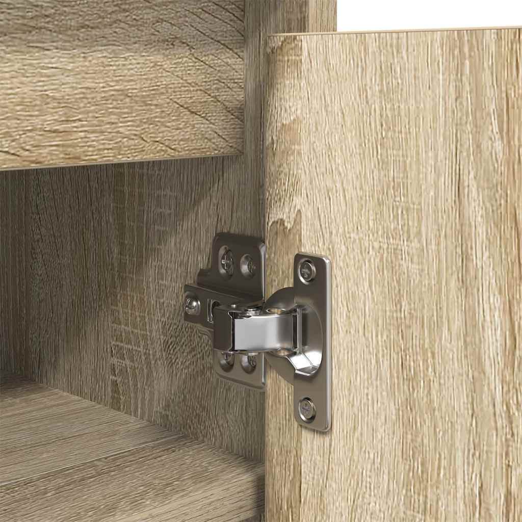 Scarpiera Rovere Sonoma 57x34x76 cm in Legno Multistrato - homemem39