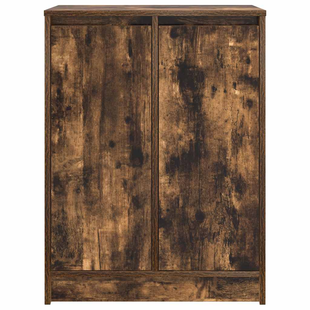 Scarpiera Rovere Fumo 57x34x76 cm in Legno Multistrato - homemem39