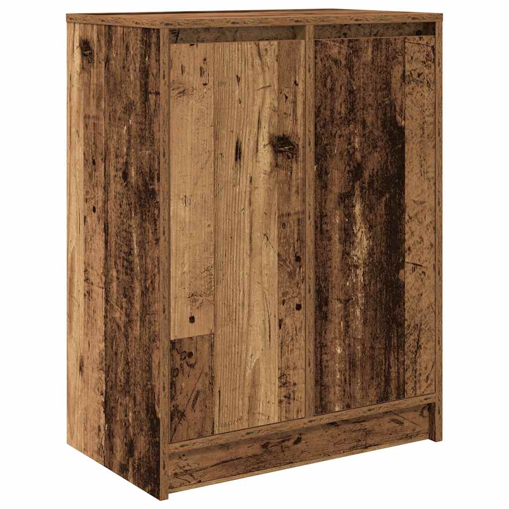 Scarpiera Legno Antico 57x34x76 cm in Legno Multistrato - homemem39