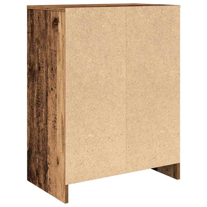 Scarpiera Legno Antico 57x34x76 cm in Legno Multistrato - homemem39
