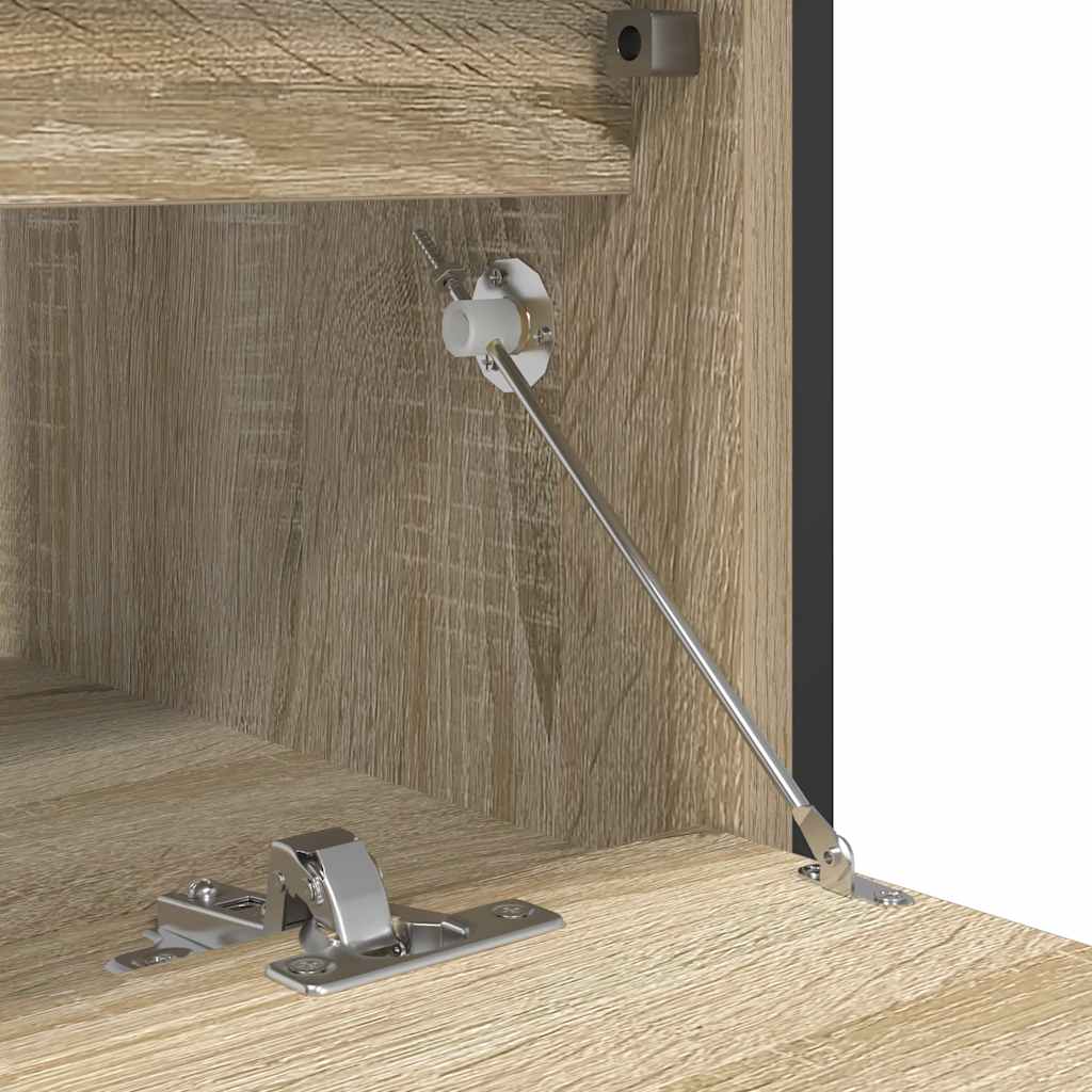 Mobile Lavabo da Bagno con Cassetti Rovere Sonoma 60x34,5x60 cm