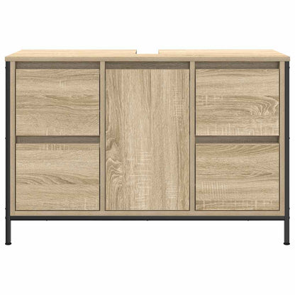 Mobile Lavabo con Cassetti Rovere Sonoma 90x34,5x60 cm | homemem39