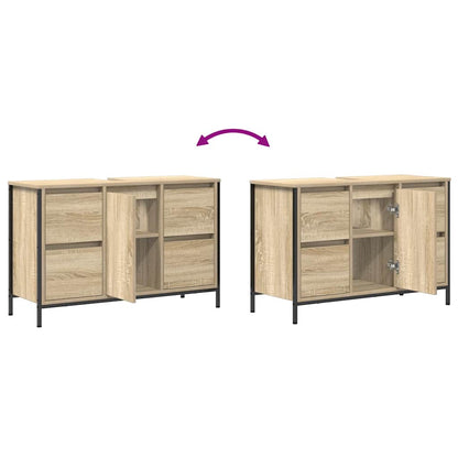 Mobile Lavabo con Cassetti Rovere Sonoma 90x34,5x60 cm | homemem39