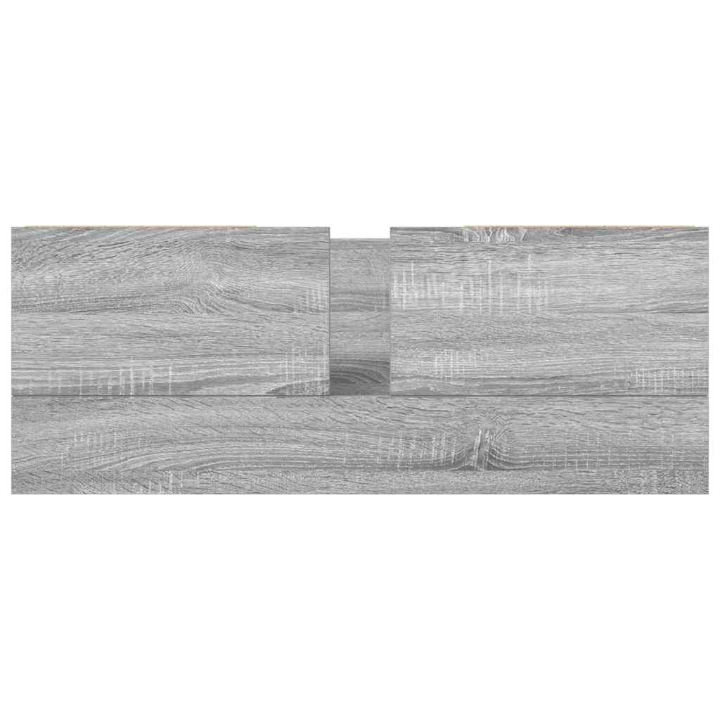Mobile Lavabo con Cassetti Grigio Sonoma 90x34,5x60 cm | homemem39