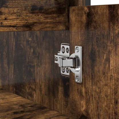 Mobile Lavabo da Bagno Rovere Fumo 60x34,5x60 cm