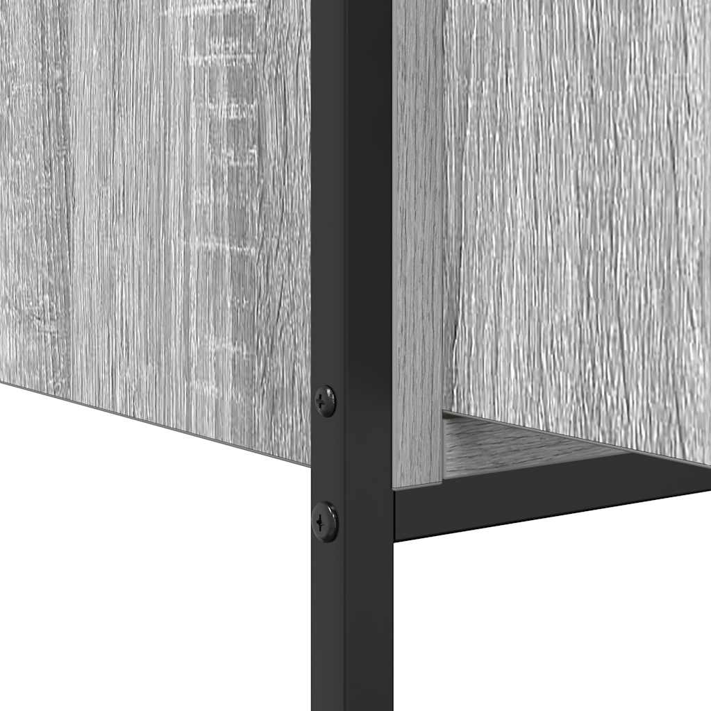 Mobile Lavabo da Bagno Grigio Sonoma 60x34,5x60 cm