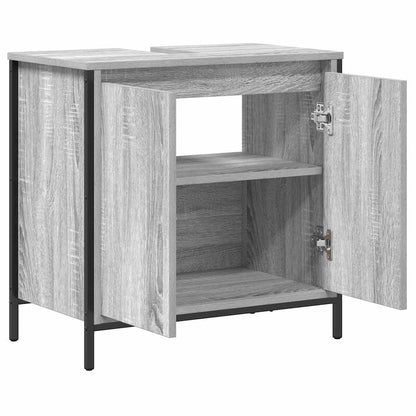 Mobile Lavabo da Bagno Grigio Sonoma 60x34,5x60 cm | homemem39