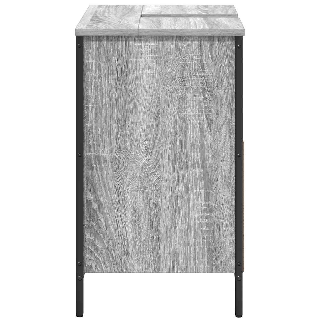 Mobile Lavabo da Bagno Grigio Sonoma 60x34,5x60 cm | homemem39