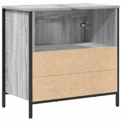 Mobile Lavabo da Bagno Grigio Sonoma 60x34,5x60 cm | homemem39