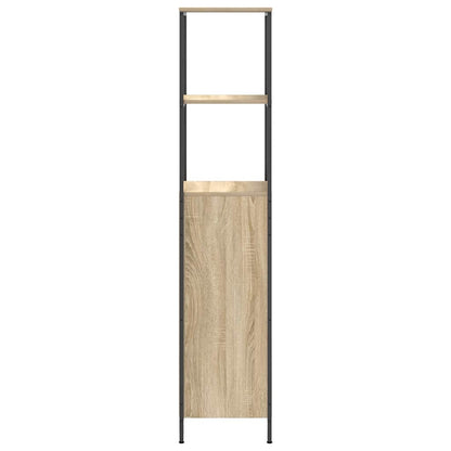Mobile da Bagno con Ripiani Rovere Sonoma 36x35x165 cm