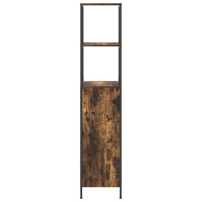 Mobile da Bagno con Ripiani Rovere Fumo 36x35x165 cm | homemem39
