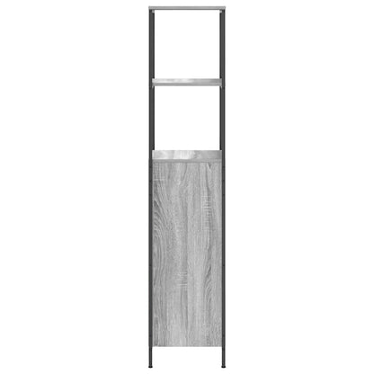Mobile da Bagno con Ripiani Grigio Sonoma 36x35x165 cm | homemem39