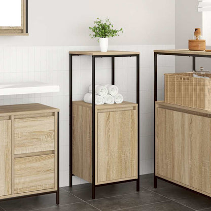 Mobile da Bagno con Ripiani Rovere Sonoma 36x35x95 cm | homemem39