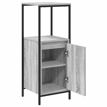 Mobile da Bagno con Ripiani Grigio Sonoma 36x35x95 cm | homemem39