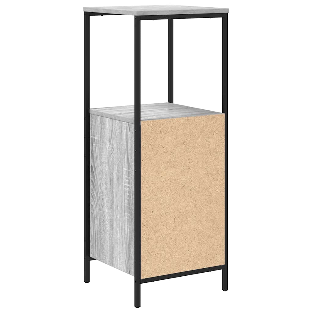 Mobile da Bagno con Ripiani Grigio Sonoma 36x35x95 cm | homemem39