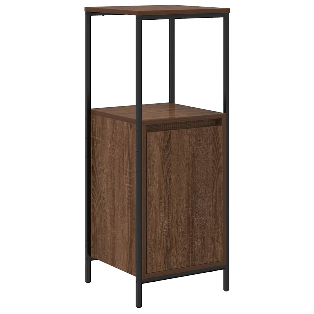 Mobile da Bagno con Ripiani Rovere Marrone 36x35x95 cm | homemem39