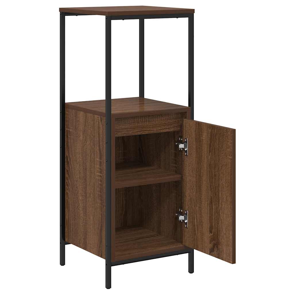 Mobile da Bagno con Ripiani Rovere Marrone 36x35x95 cm | homemem39