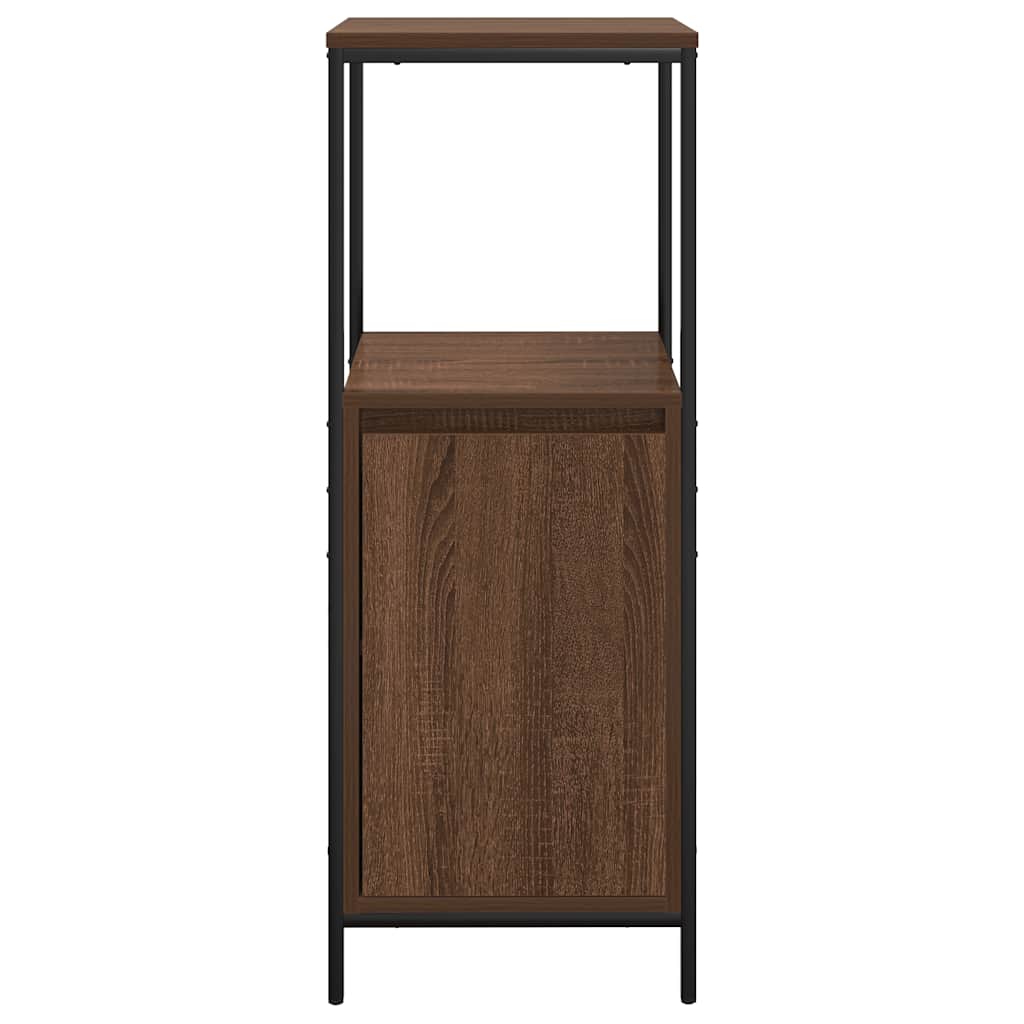 Mobile da Bagno con Ripiani Rovere Marrone 36x35x95 cm | homemem39