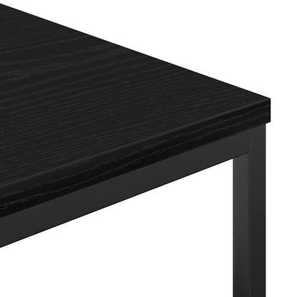 Mobile da Bagno con Ripiani Rovere Nero 76,5x35x95 cm | homemem39