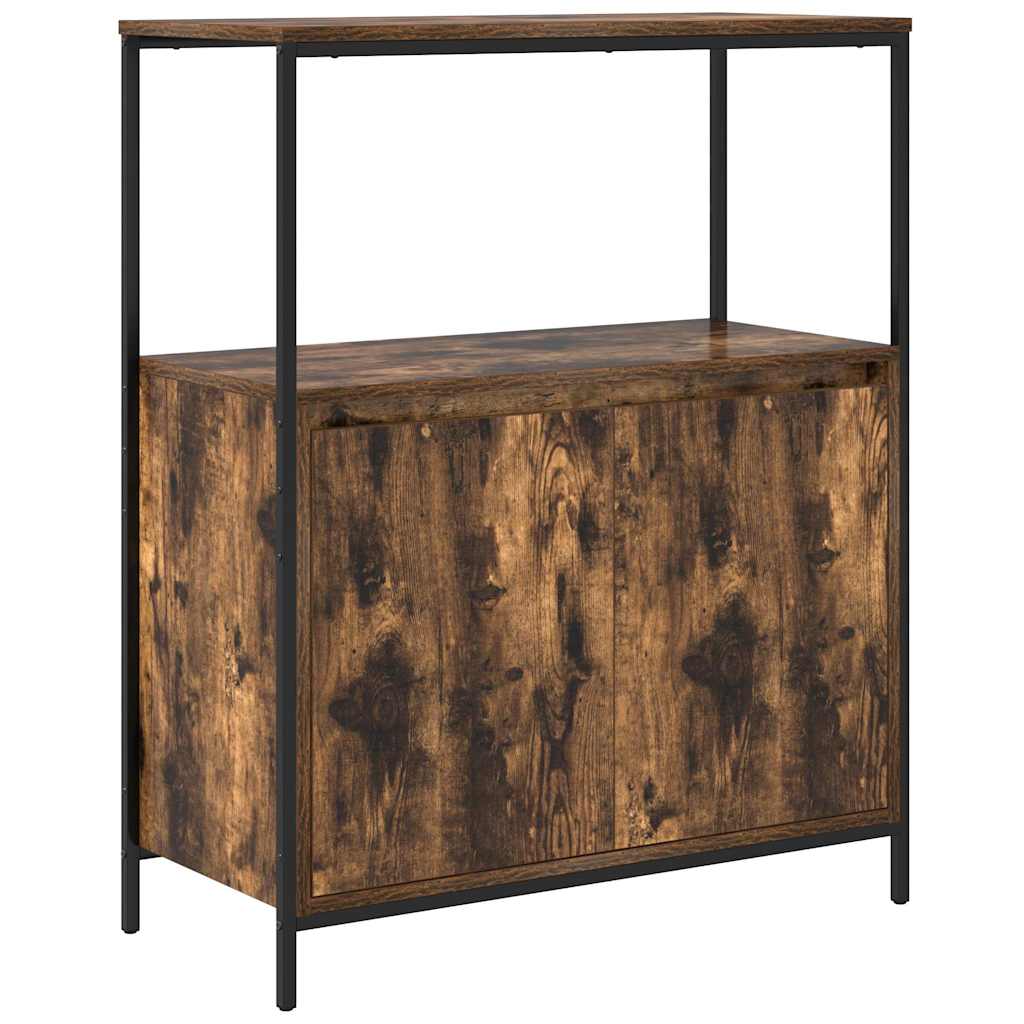 Mobile da Bagno con Ripiani Rovere Fumo 76,5x35x95 cm | homemem39