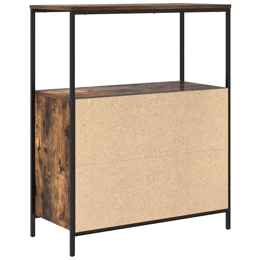 Mobile da Bagno con Ripiani Rovere Fumo 76,5x35x95 cm | homemem39