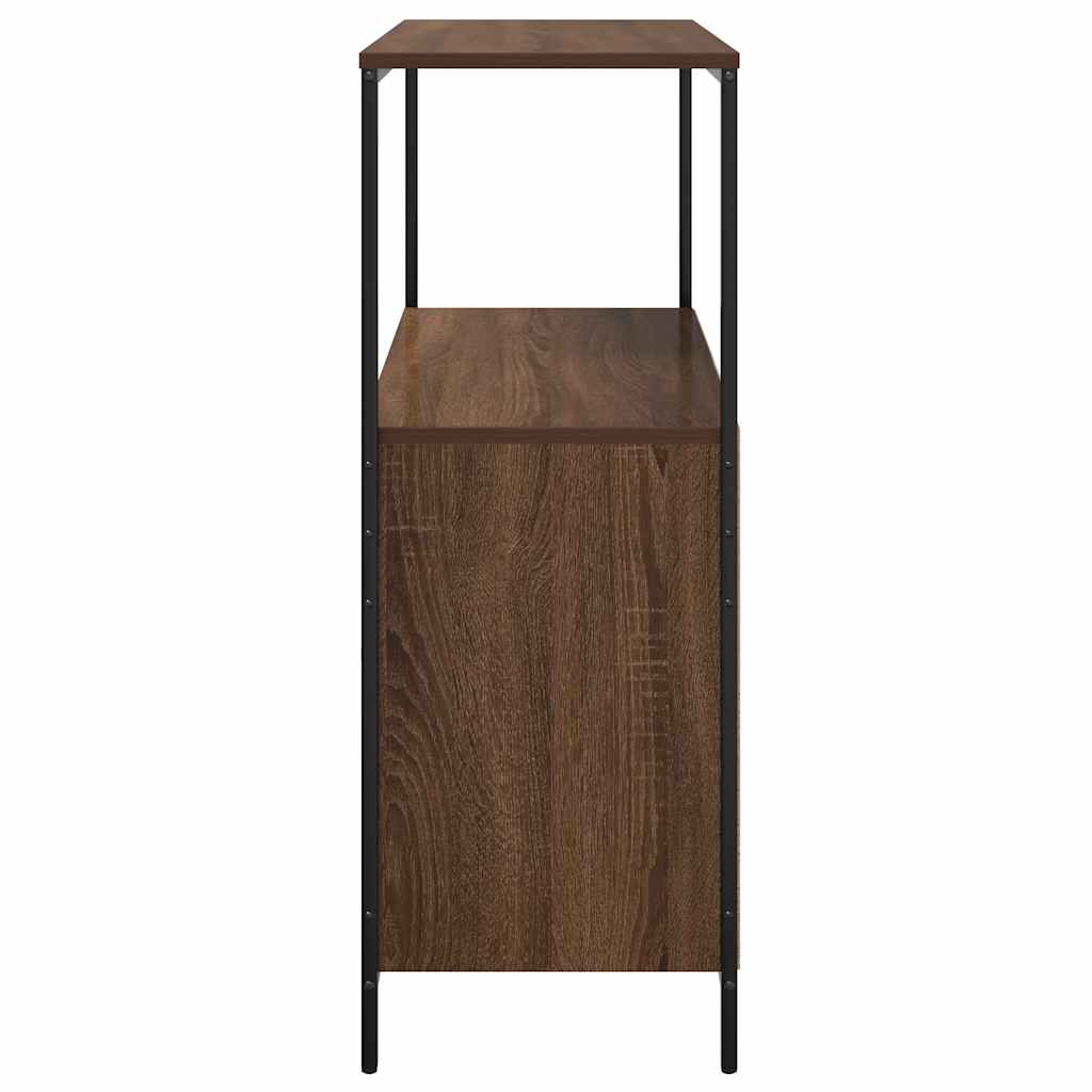 Mobile da Bagno con Ripiani Rovere Marrone 76,5x35x95 cm | homemem39