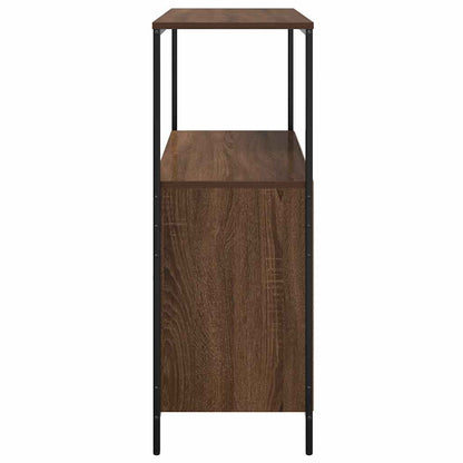 Mobile da Bagno con Ripiani Rovere Marrone 76,5x35x95 cm | homemem39