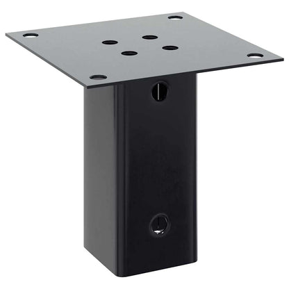 Basi per Pali Quadrati 12 pz 61x61mm Acciaio Verniciato Polvere | homemem39