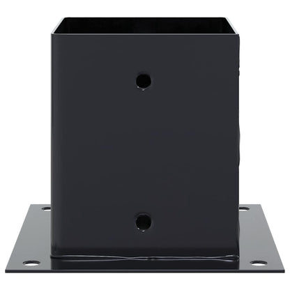 Basi per Pali Quadrati 4pz 101x101mm Acciaio Verniciato Polvere | homemem39