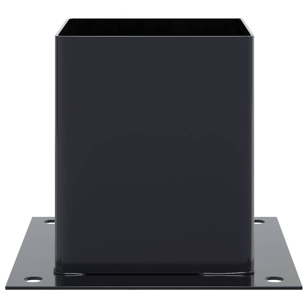 Basi per Pali Quadrati 4pz 101x101mm Acciaio Verniciato Polvere | homemem39