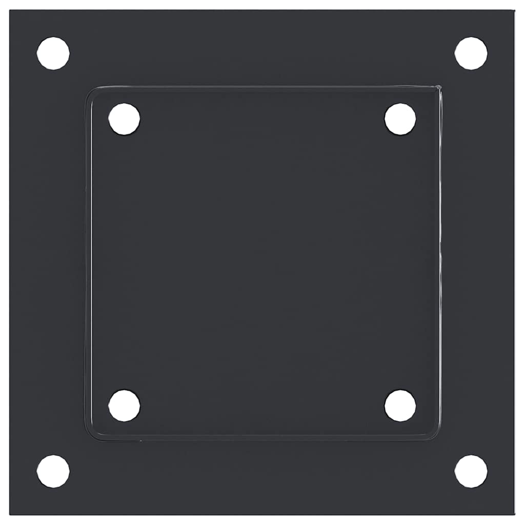 Basi per Pali Quadrati 4pz 101x101mm Acciaio Verniciato Polvere | homemem39