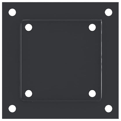 Basi per Pali Quadrati 4pz 101x101mm Acciaio Verniciato Polvere | homemem39