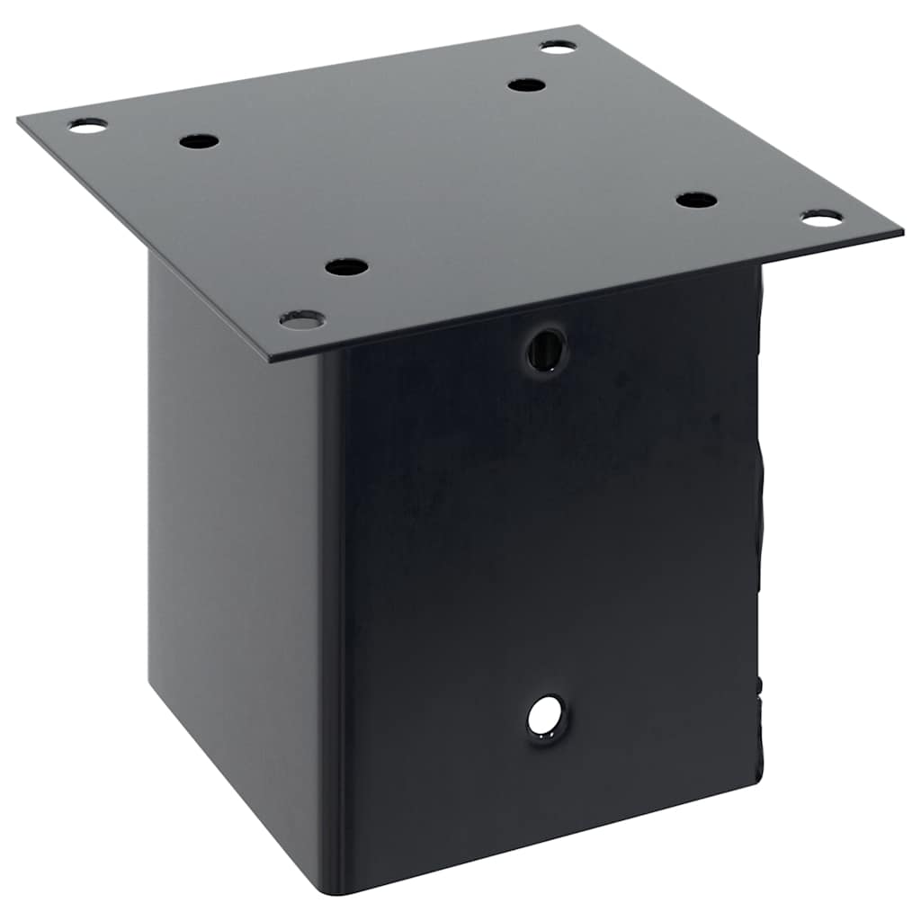 Basi Pali Quadrati 12 pz 121x121 mm Acciaio Verniciato Polvere | homemem39