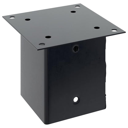 Basi Pali Quadrati 12 pz 121x121 mm Acciaio Verniciato Polvere | homemem39