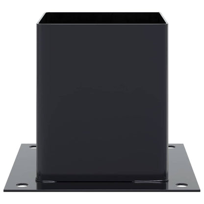 Basi Pali Quadrati 12 pz 121x121 mm Acciaio Verniciato Polvere | homemem39