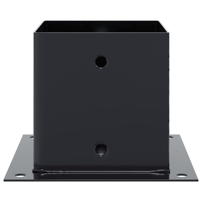 Basi Pali Quadrati 12 pz 141x141 mm Acciaio Verniciato Polvere | homemem39