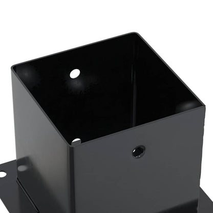 Basi Pali Quadrati 12 pz 141x141 mm Acciaio Verniciato Polvere | homemem39