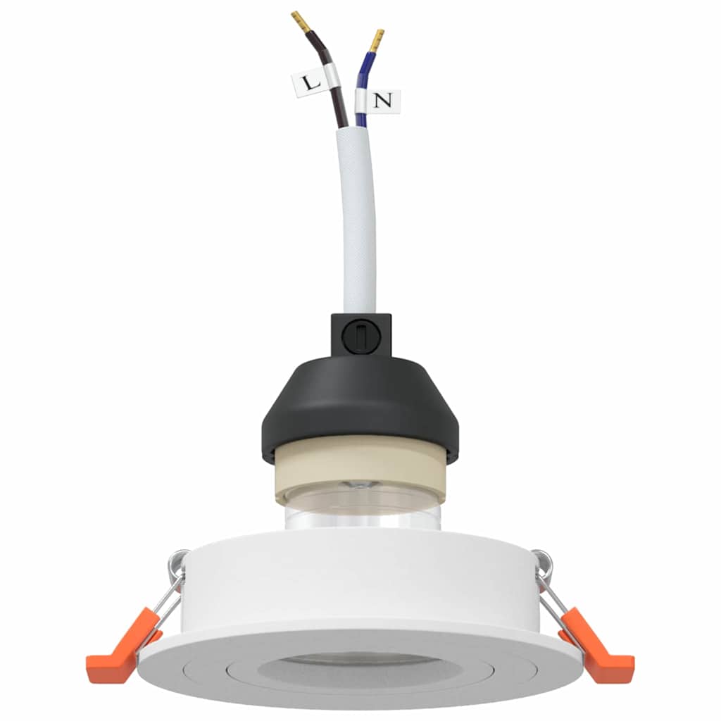 Spotlight 12 pcs Bianco 9 x 9 x 2 cm Alluminio