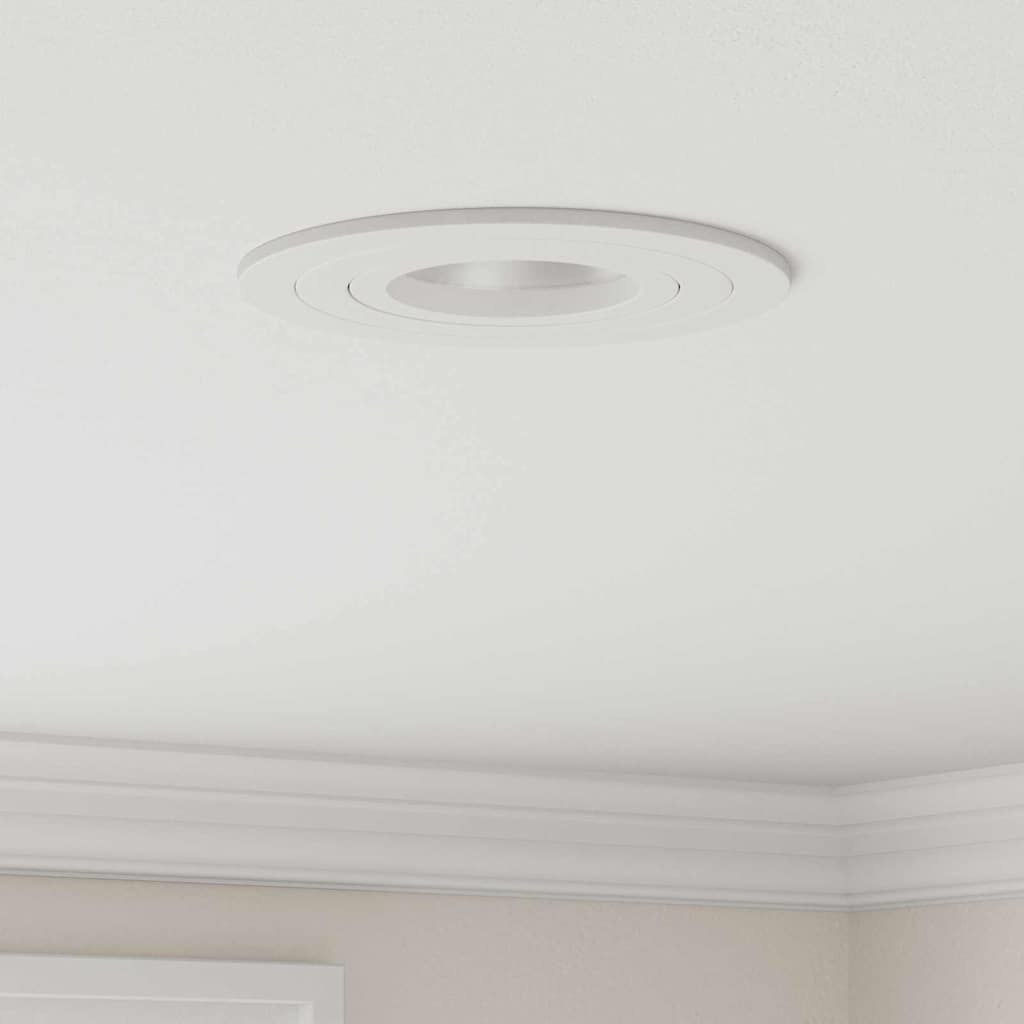 Spotlight 24 pcs Bianco 9 x 9 x 2 cm Alluminio