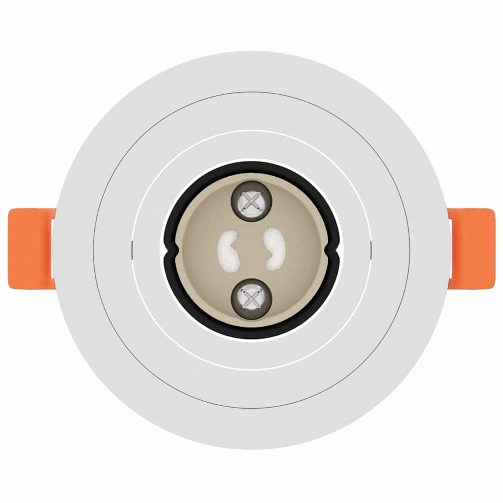 Spotlight 24 pcs Bianco 9 x 9 x 2 cm Alluminio