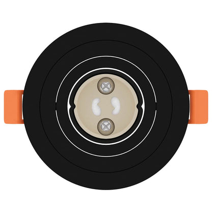 Spotlight 12 pcs Nero 9 x 9 x 2 cm Alluminio