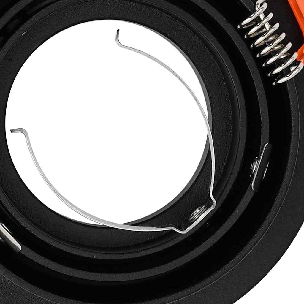 Spotlight 24 pcs Nero 9 x 9 x 2 cm Alluminio