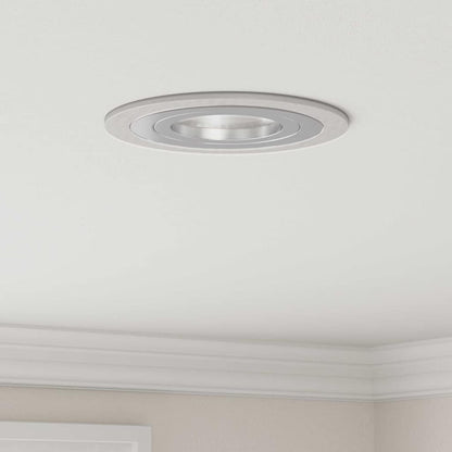 Spotlight 6 pcs Argento 9 x 9 x 2 cm Alluminio