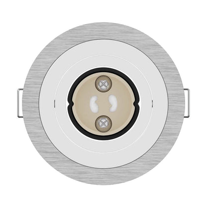 Spotlight 6 pcs Argento 9 x 9 x 2 cm Alluminio