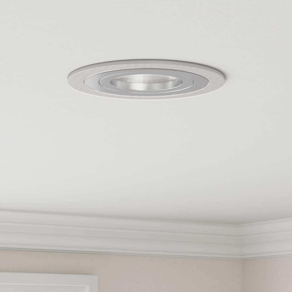 Spotlight Argento 9 x 9 x 2 cm Alluminio