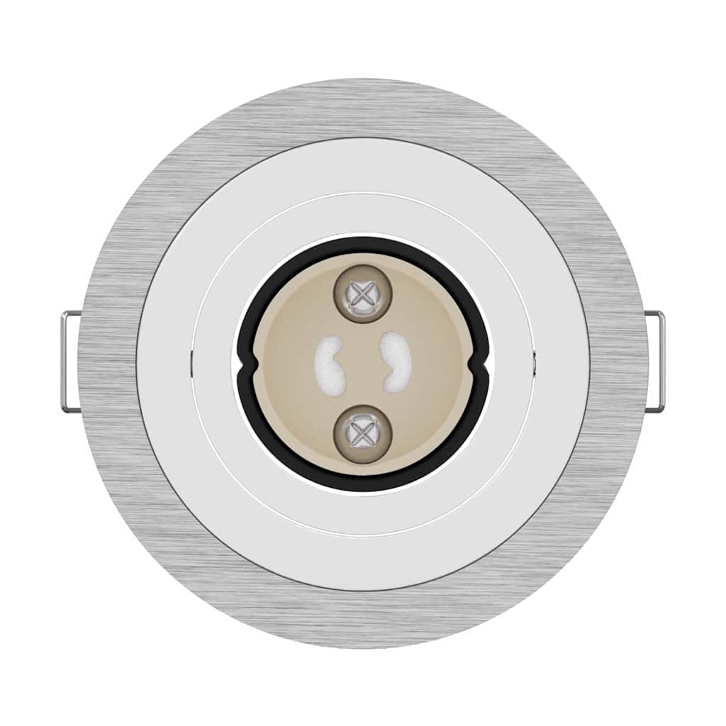 Spotlight Argento 9 x 9 x 2 cm Alluminio