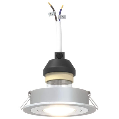 Spotlight Argento 9 x 9 x 2 cm Alluminio